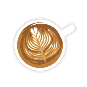 Latte Kiss-Cut Stickers